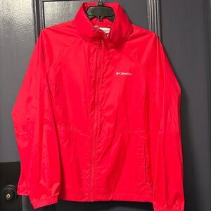 Columbia Jacket Lightweight Full Zip Pockets Pink XXL